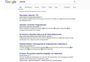 Search Engine Optimization SEO hoog scoren Google 7W specialist